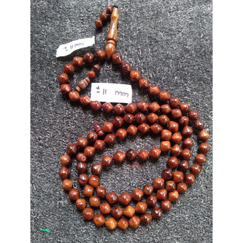 tasbih kokka wajik ± 11 mm ( 11mm )  99 butir