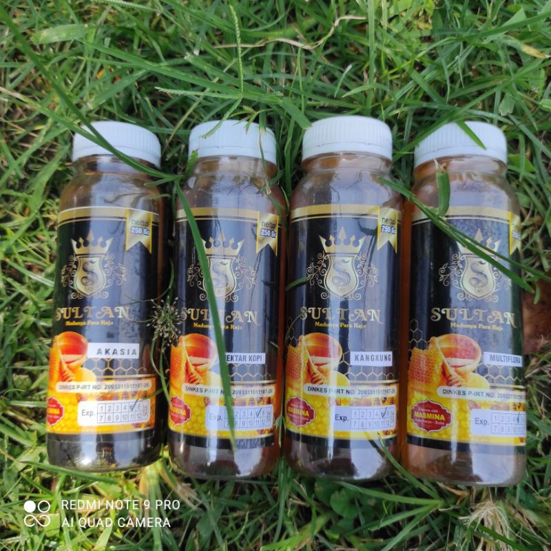 

Madu murni | asli sultan 320gr murni/original full nektar tanpa proses sirup atau pemanis lainnya.