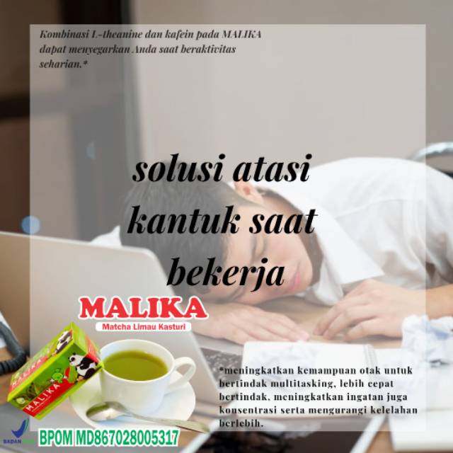 

Malika Matcha limau kasturi