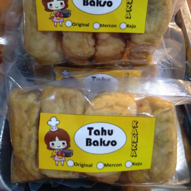 

Tahu bakso home made original/keju/pedas isi 4