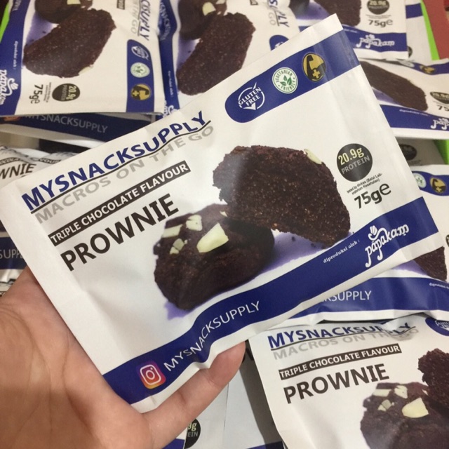 

Prownie Protein Brownie Bar Sehat Berkhasiat