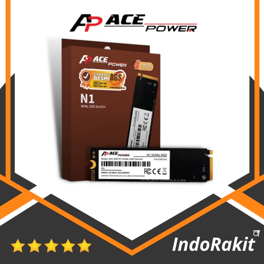 ACE POWER N1 1TB SSD M.2 NVMe Gen3 X4 - ssd