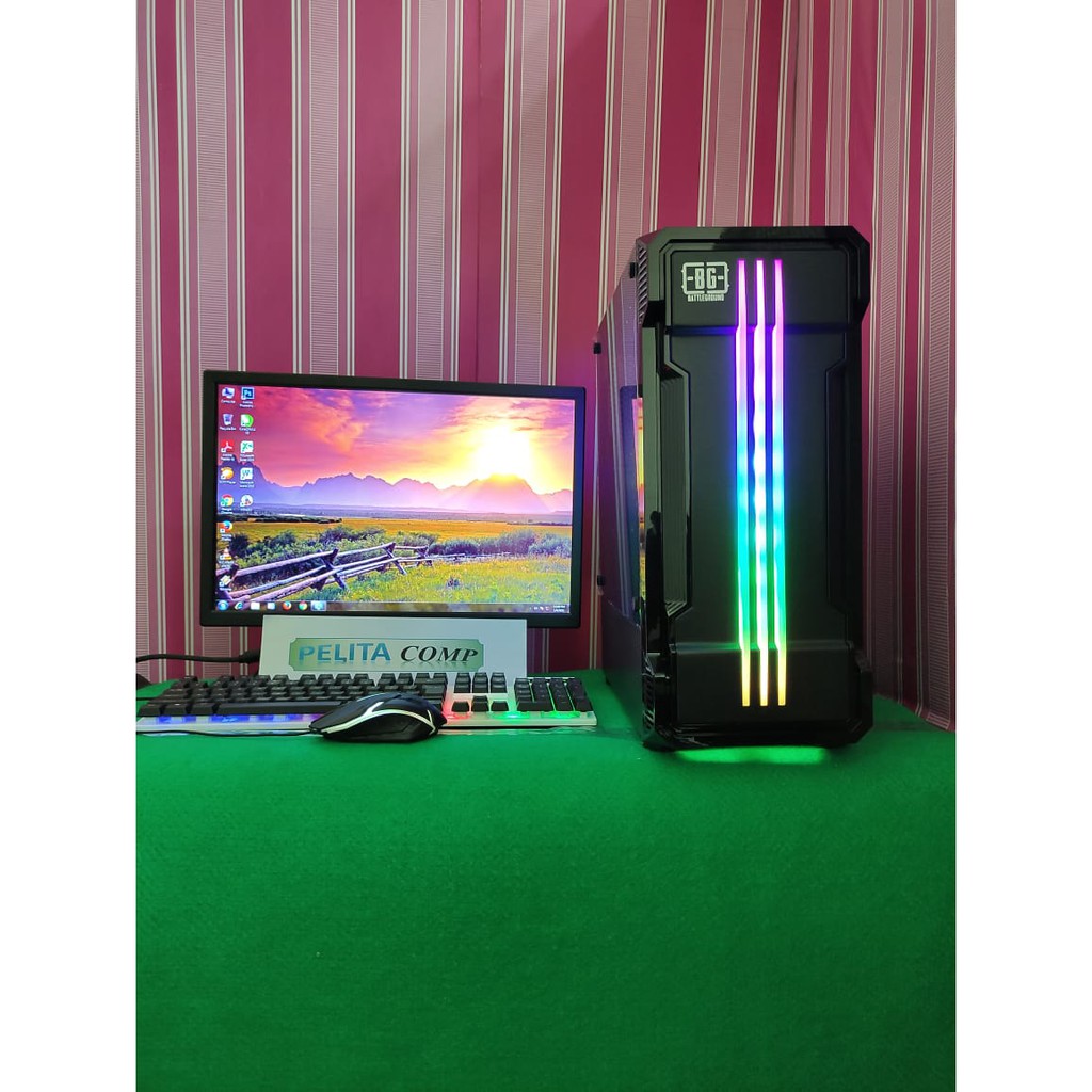 pc core i5 3470 vga r7 350 ssd 120gb led 22in fulset