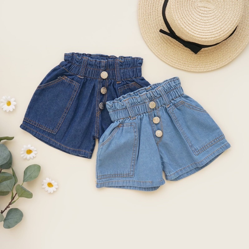 BERYL HOTPANTS Celana Pendek Denim Jeans Anak Perempuan