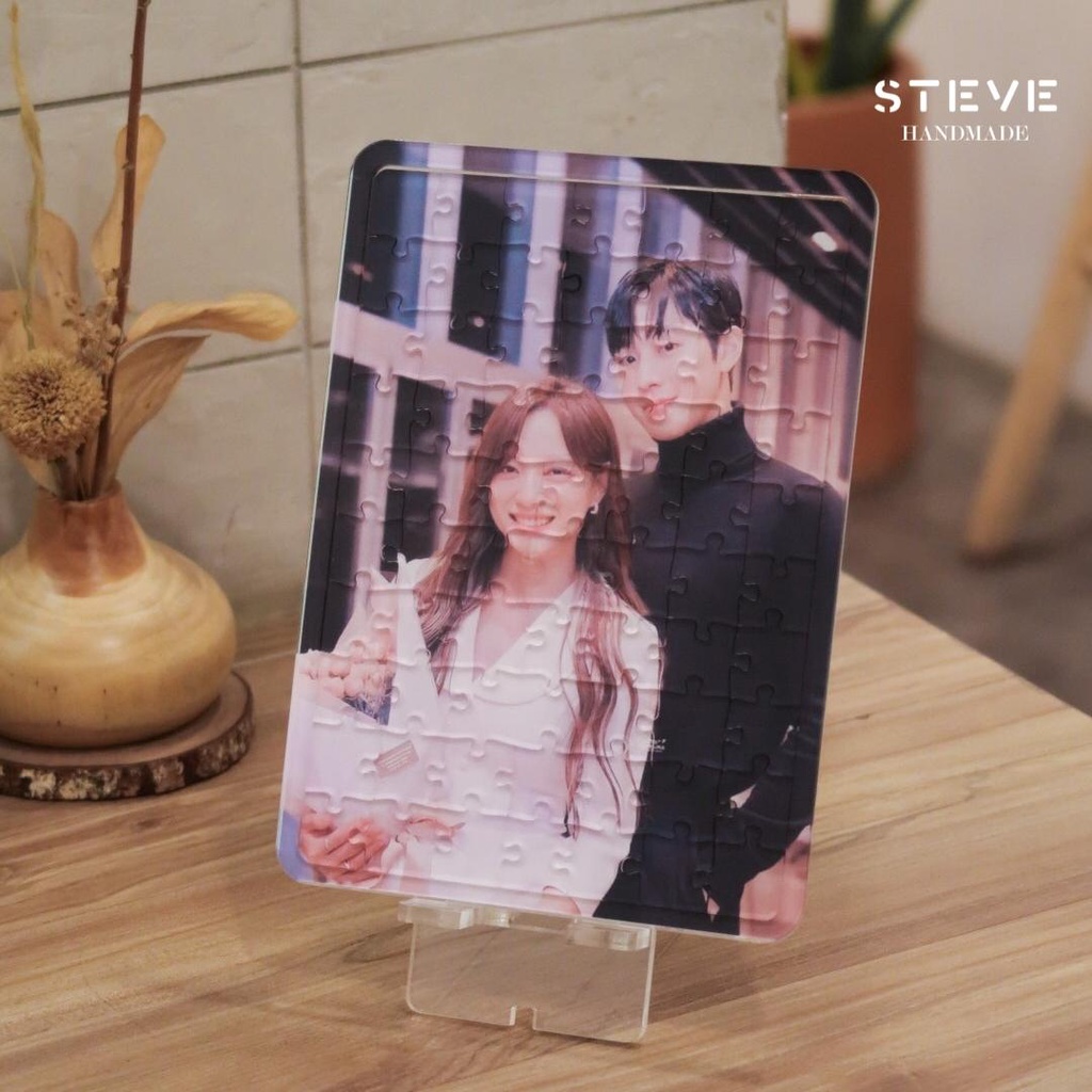 Custom Acrylic Puzzle Frame / Permainan Jigsaw Puzzle Foto dari Akrilik / Hadiah Anniversary / Birthday Gift / Kado Farewel / Graduation PZ05 PZ04 PZ03