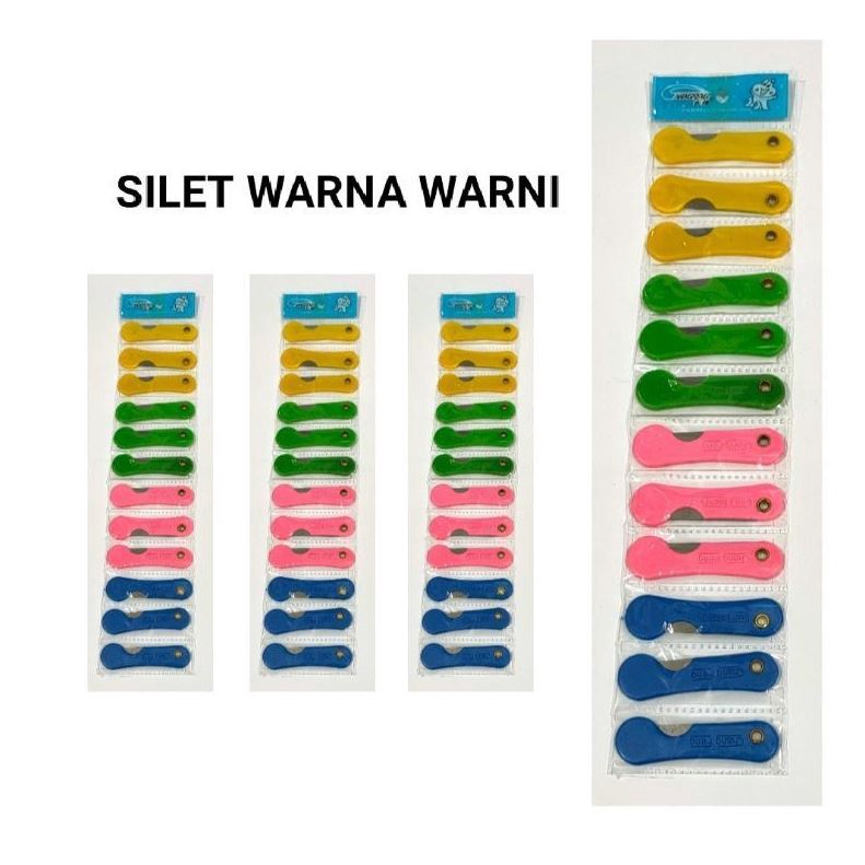 

[12 PCS] CUTTER LIPAT PISAU SILET LIPAT MURAH