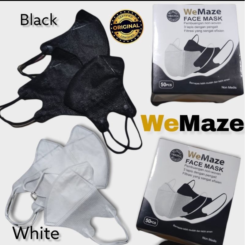 Masker Duckbill Murah isi 10/pack &amp; 50/pack (varian)