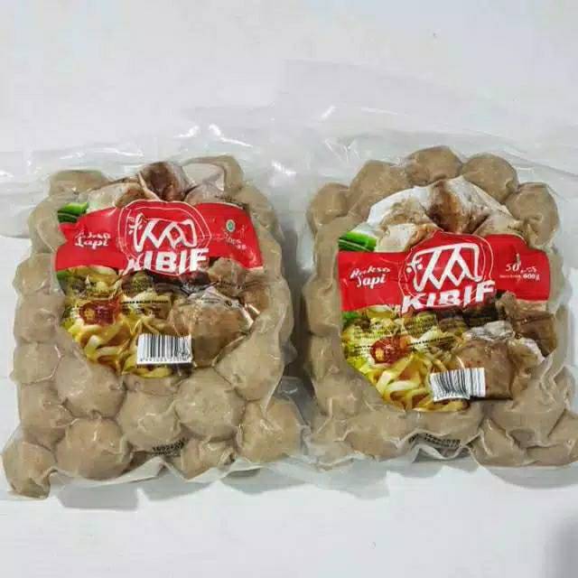 

Kibif bakso sapi (50 butir; 600 gram) #meatball #baso #frozenfood