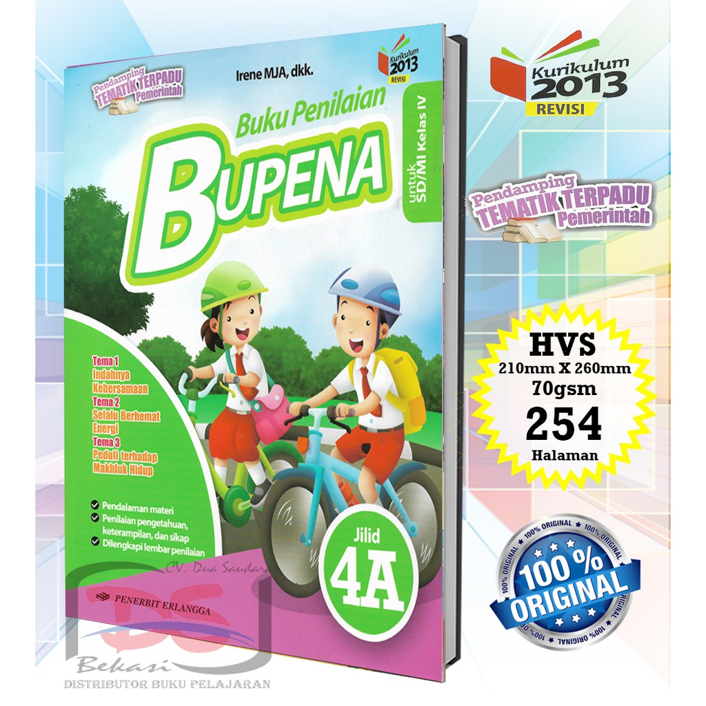 Download Buku Bupena Kelas 4 Jilid 4a Ilmu Pelajaran