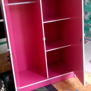 Lemari Pakaian Anak 2 Pintu Golden LA 120 HK Hello Kitty Lemari Pakaian Anak 2 Pintu Golden LA 120 HK Hello Kitty