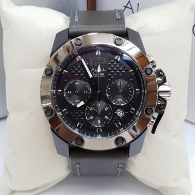 Jam Tangan Pria/Cowok Alexandre Christie AC 6290 Grey.Original Garansi Resmi 1 Tahun