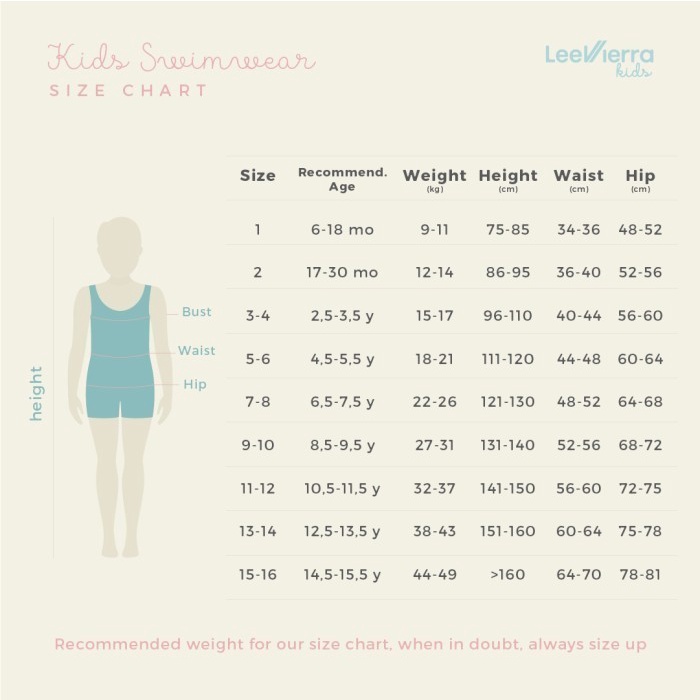 Lee Vierra Summer Wonderland Leotard Long Sleeves - Baju Renang Anak