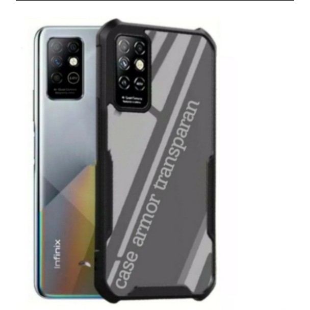 Casing Infinix Note 8 Hardcase Shockprooft Transparant Infinix Note 8