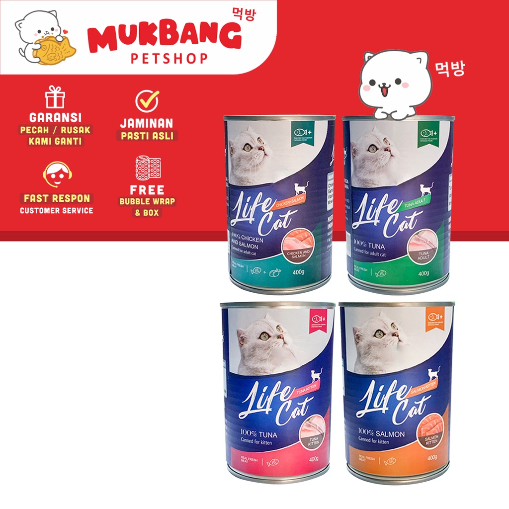 Life Cat Kaleng 400 gram Makanan Kucing Basah Kaleng Kitten Adult Wet Food Makanan Kucing Basah Kaleng Makanan Kucing Basah Kitten Life Cat Wet Food Makanan Kucing Kitten Wet Food Life Cat Makanan Kaleng Kucing Basah Wet Food Kaleng