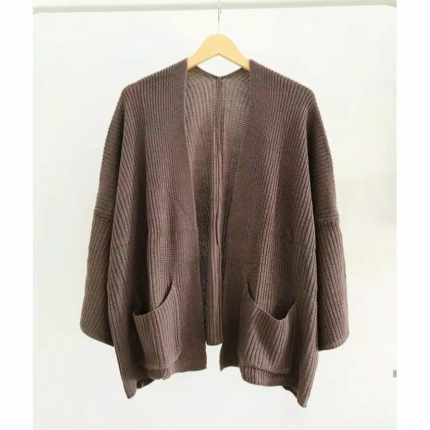 CARDIGAN RAJUT WANITA LAVELLA OVERSIZE / ATASAN RAJUT WANITA / SWEATER RAJUT WANITA