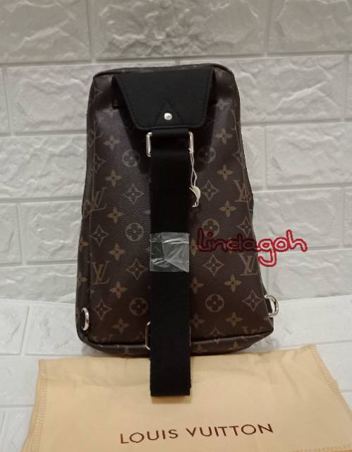 Tas slingbag lv avenue mono bodybag kualitas mirror