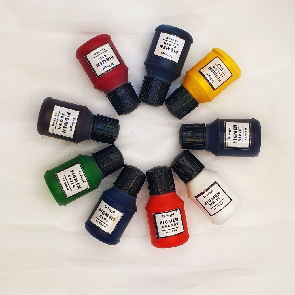 

PAKET PIGMEN MINI 12gr WARNA LENGKAP 9PCS SURGA - Pewarna Pigment Campuran Cat Pigment Tie Dye Warna Warni Color Colorful Cat Paint Painting Prakarya Kerajinan Crafting Art Seni Kesenian Canvas