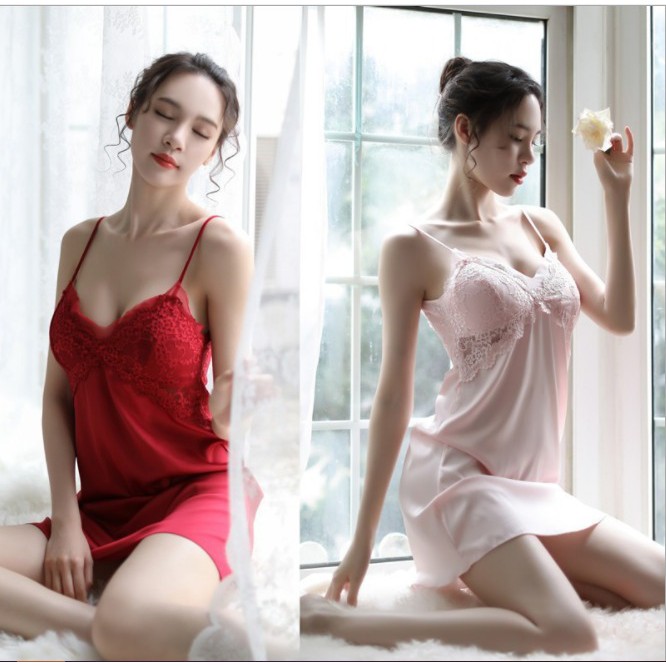 Lingeria / Lingeria Satin / baju tidur sexy / max ld 96cm - 1161