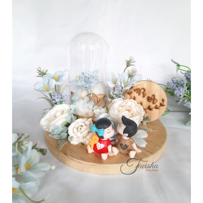 Glass Dome Ringbox / Ringbox Custom