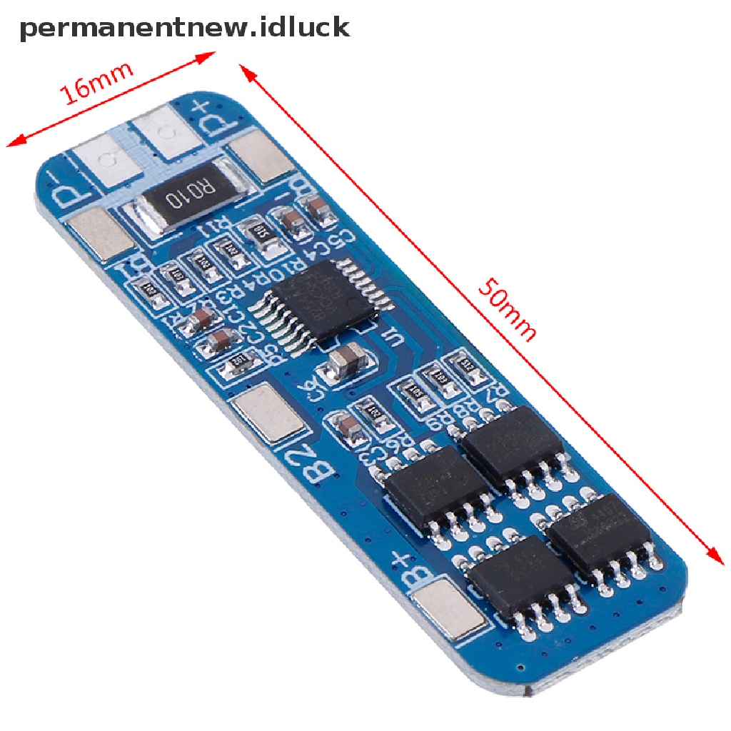 Modul Papan Pelindung Pengisi Daya Lithium BMS Li-ion 3S 10A 12V