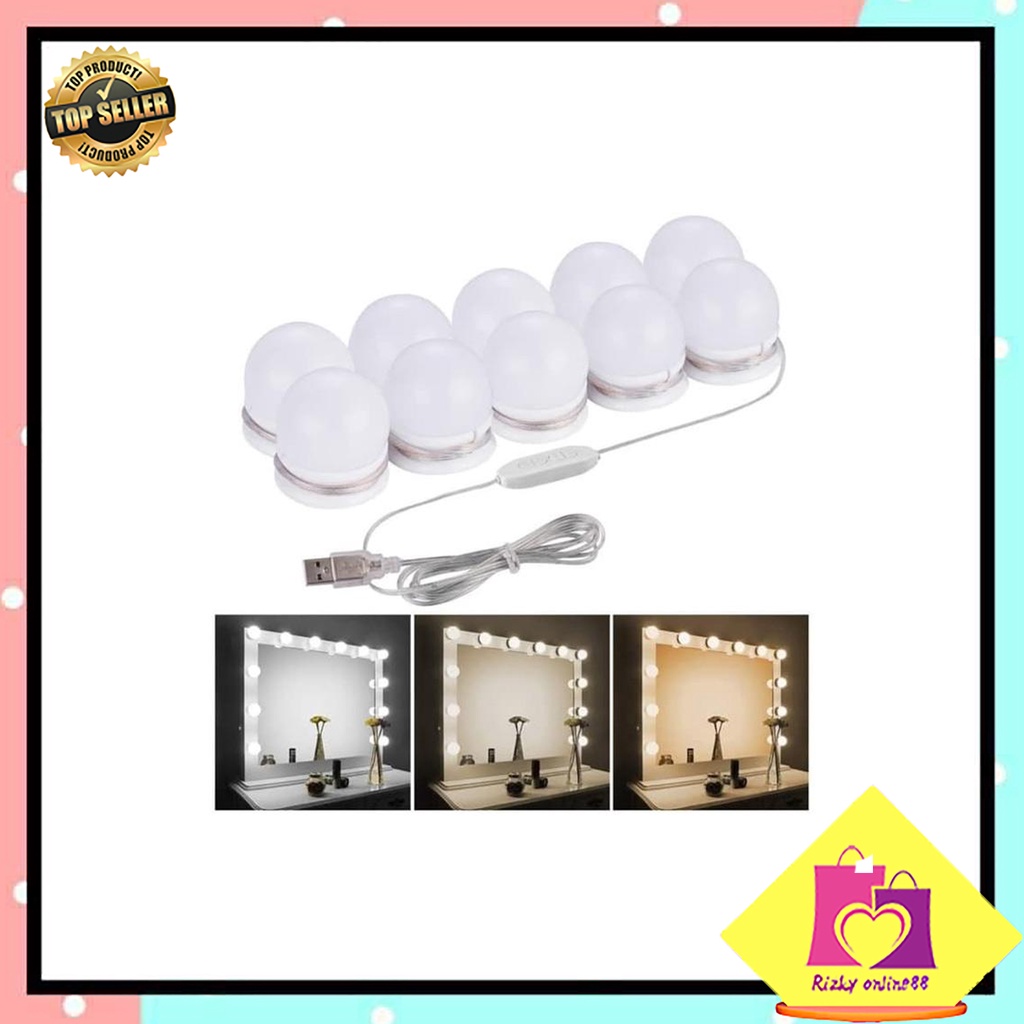 Rizkyonline88 vanity mirror lights lampu kaca rias lampu cermin makeup