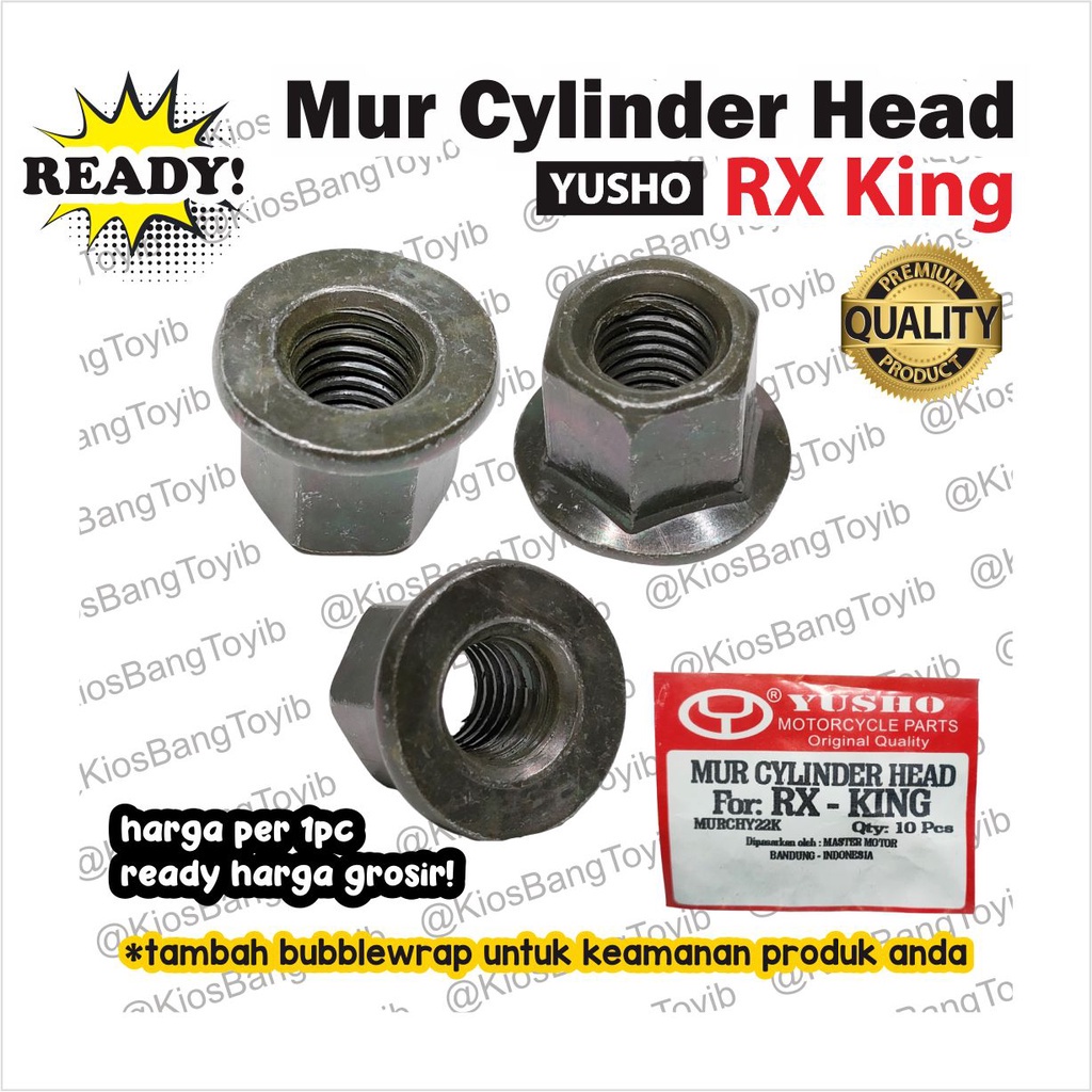 Mur Blok Block Cylinder Head Atas RXK RX King -YUSHO-