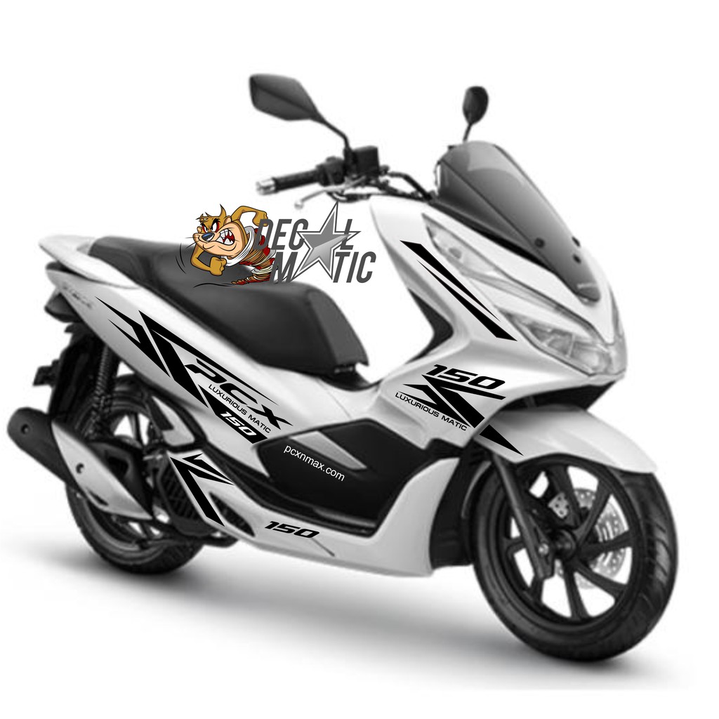 Striping Cutting Sticker PCX Putih CSPC 05