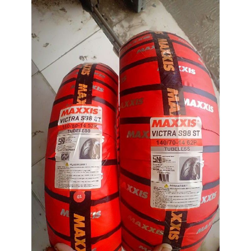 ban maxxis victra ring 14 sepasang ban motor aerox 110/80-14-140/70-14 ban tubeless