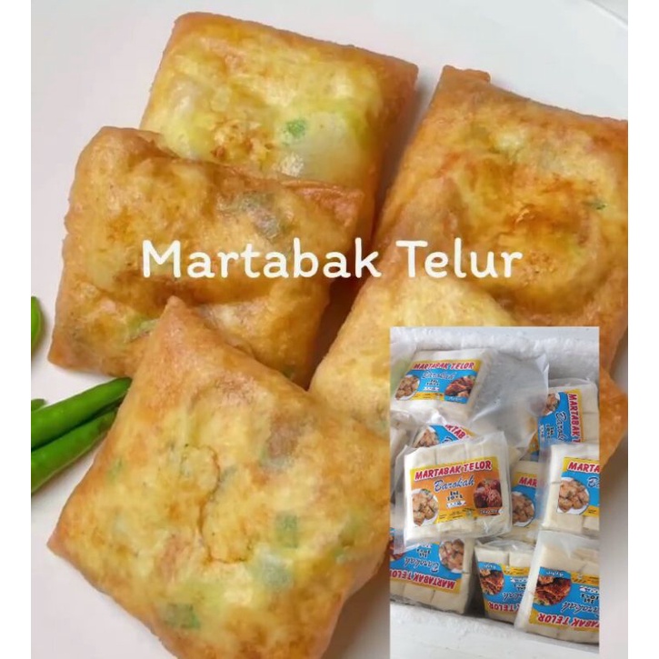 

Martabak telor frozen siap goreng isi 11pcs