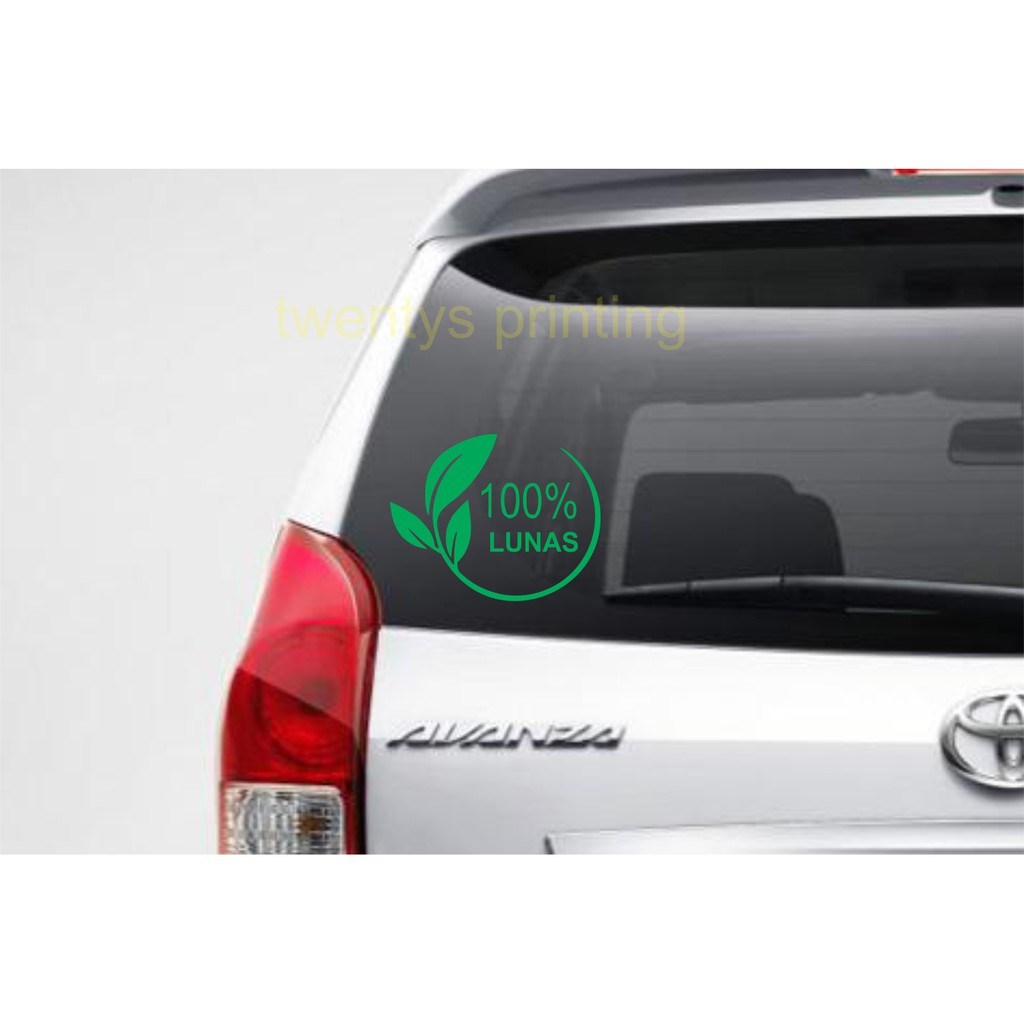 

sticker lunas stiker kaca belakang