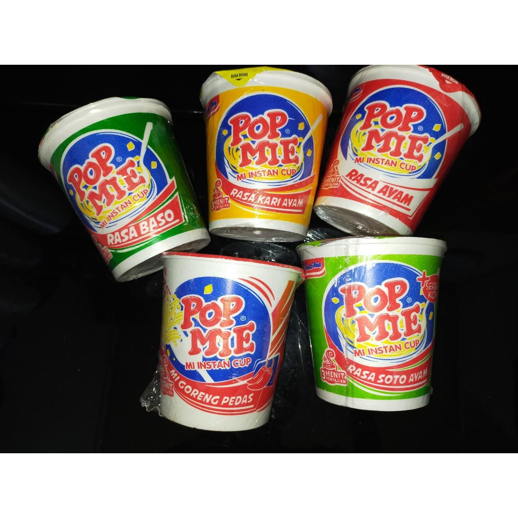 

POP MIE RASA AYAM / RASA KARI AYAM / RASA BASO / MIE GORENG PEDAS / RASA SOTO AYAM