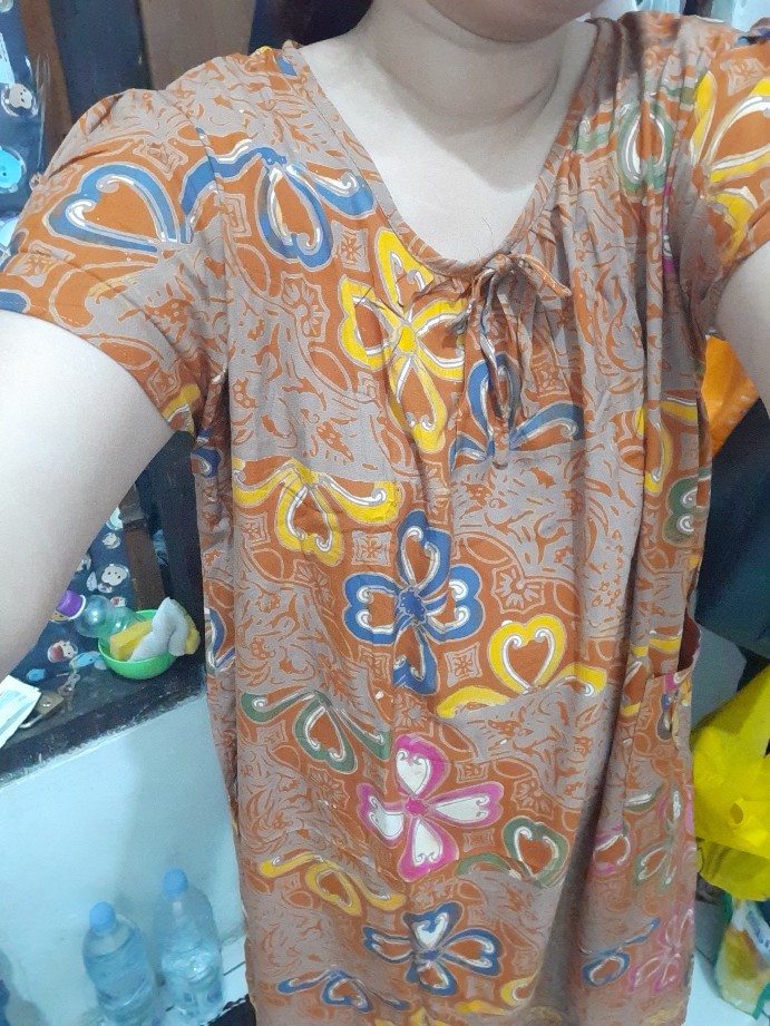 Daster Batik Cetak Bing Liang / Daster  Batik Solo Bahan Tebal Adem & Lembut Ukuran Standard