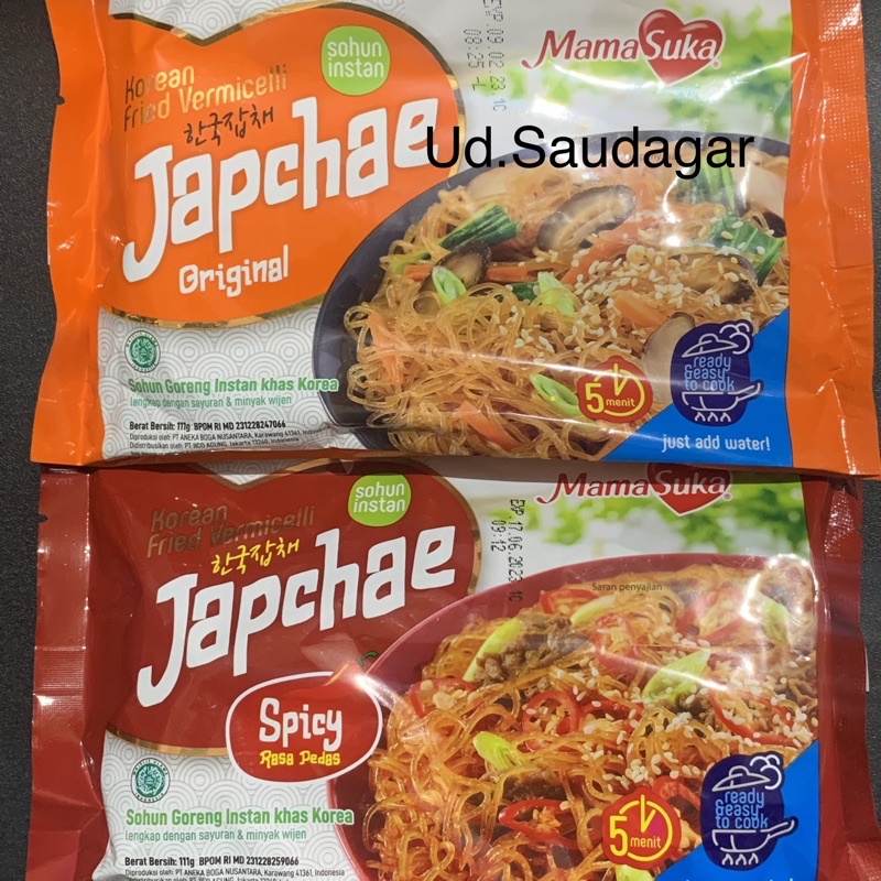 

Mamasuka Delisaos Japchae Mie Sohun Goreng Instan Korea