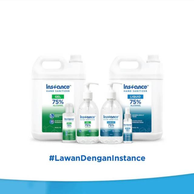 INSTANCE HAND SANITIZER GEL LIQUID JERIGEN