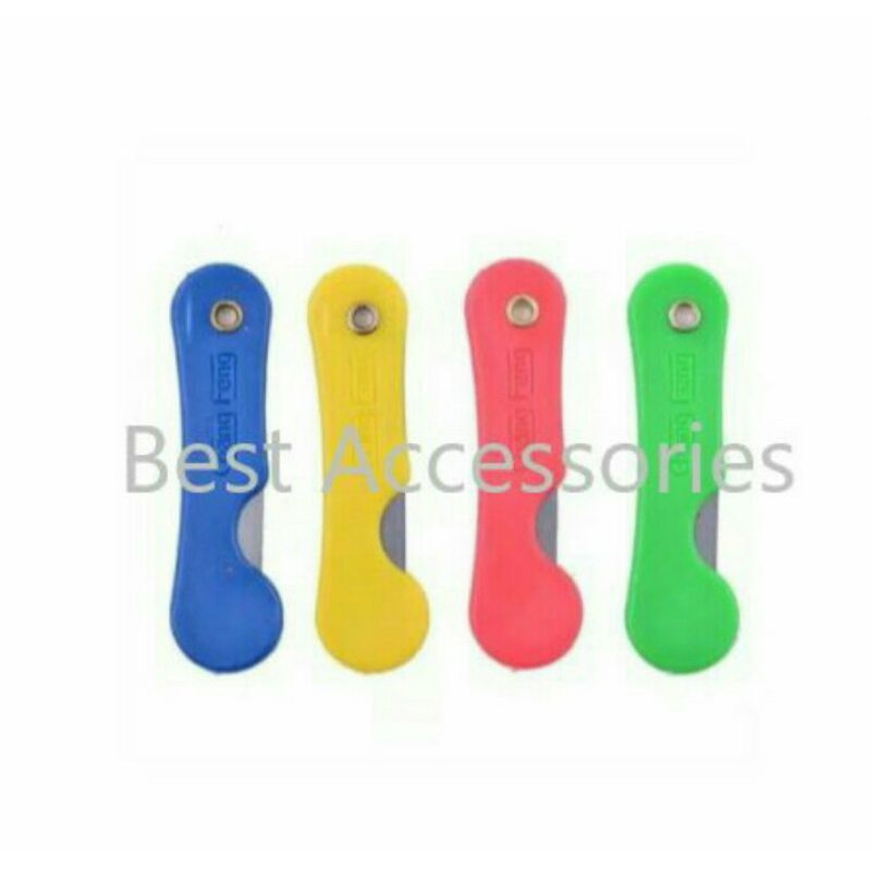 

R0550 Pisau Cutter Lipat Mini Serbaguna Kecil Warna Warni