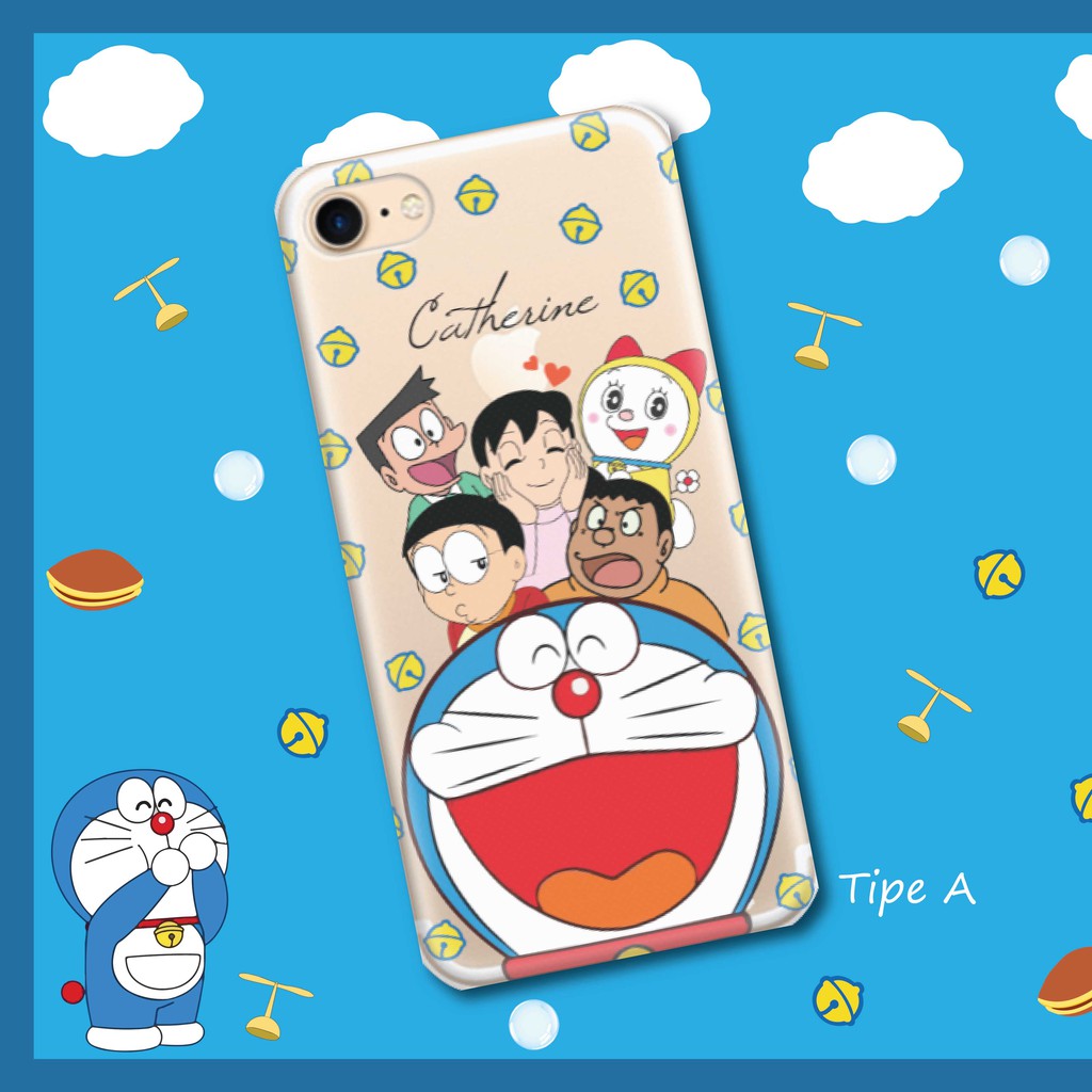 CUSTOM CASE DORAEMON F\OR IPHONE SAMSUNG OPPO VIVO XIAOMI LG ZENFONE