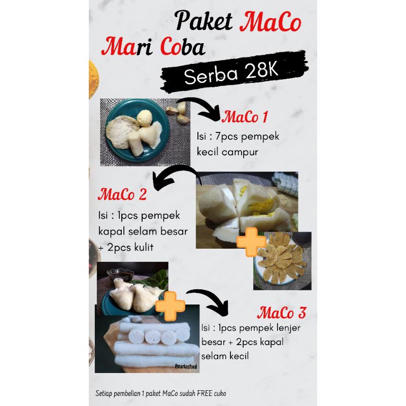 

Pempek Palembang Ikan Tenggiri Asli (Paket Mari Coba)