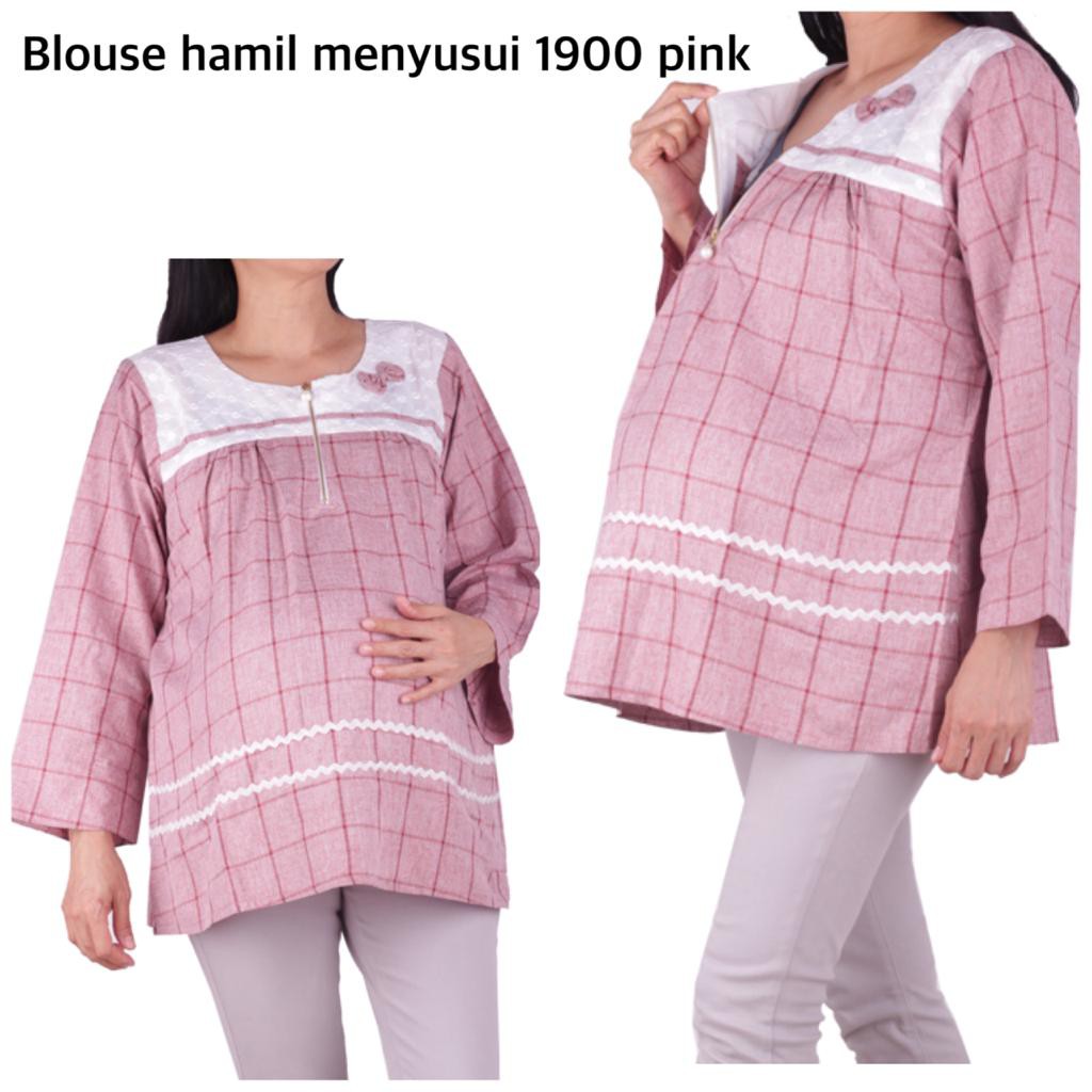 Blouse hamil menyusui nyaman NH 1900 bajuhamil