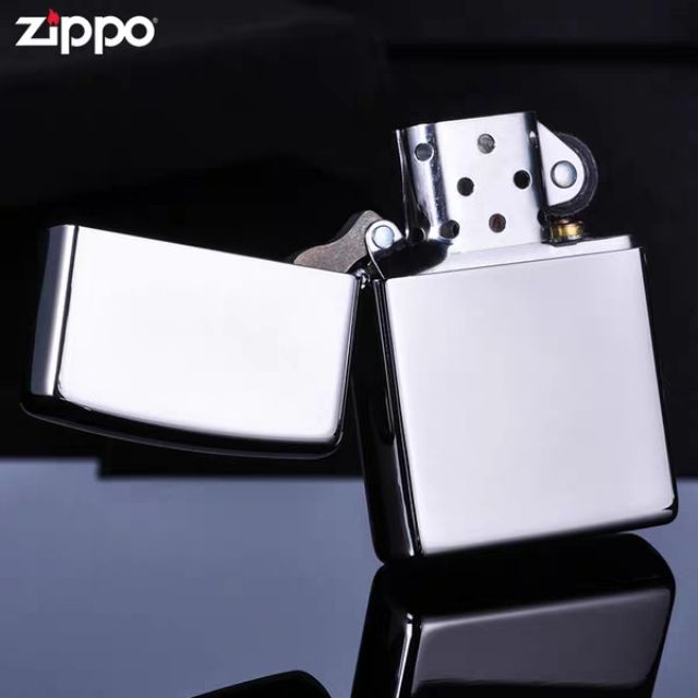 Korek Api Zippo Silver Polos Grade Ori