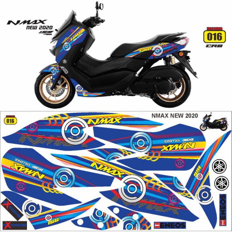 striping n max / decal nmax / sticker n max 2020 / stiker motor nmax