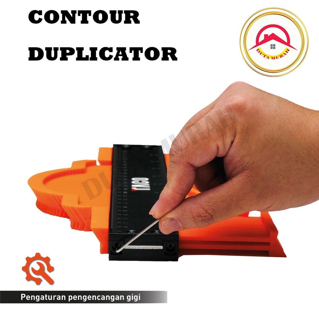 Profile Copy Gauge - Duplicator Tool - Alat Copy Jiplak Contour - Gauge