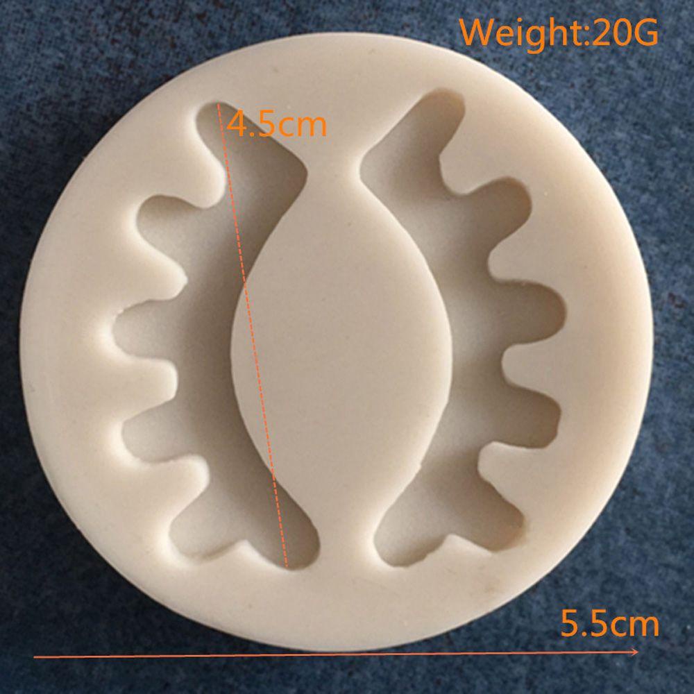 Solighter 5 Pcs/set Unicorn Cetakan Silikon DIY Ulang Tahun Bayi Membuat Kue Kering Permen Tanah Liat Gula Coklat Craft Baking Tool