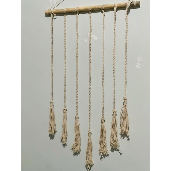 READY STOK) macrame hiasan dinding/ gantungan photo / macrame wall hanging (HD 120)