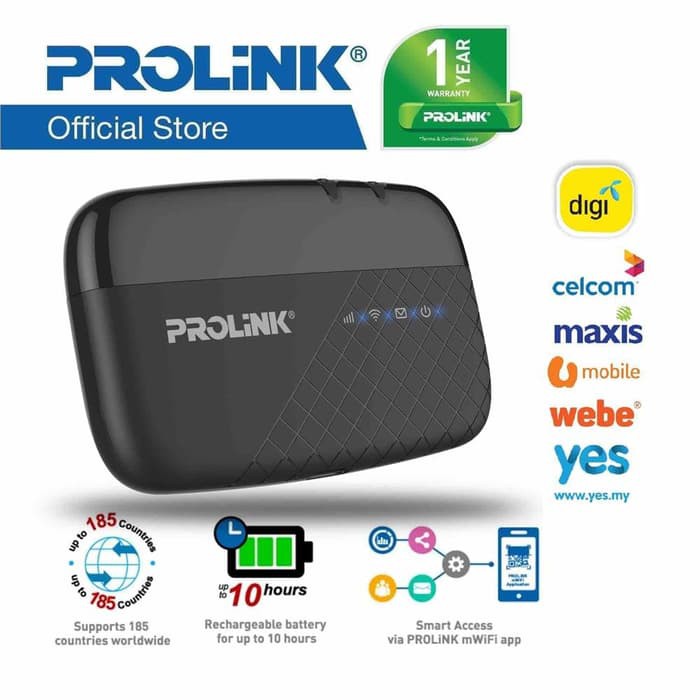 Modem PROLINK 4G PRT7011L Mifi PROLINK 4G 150MBPS