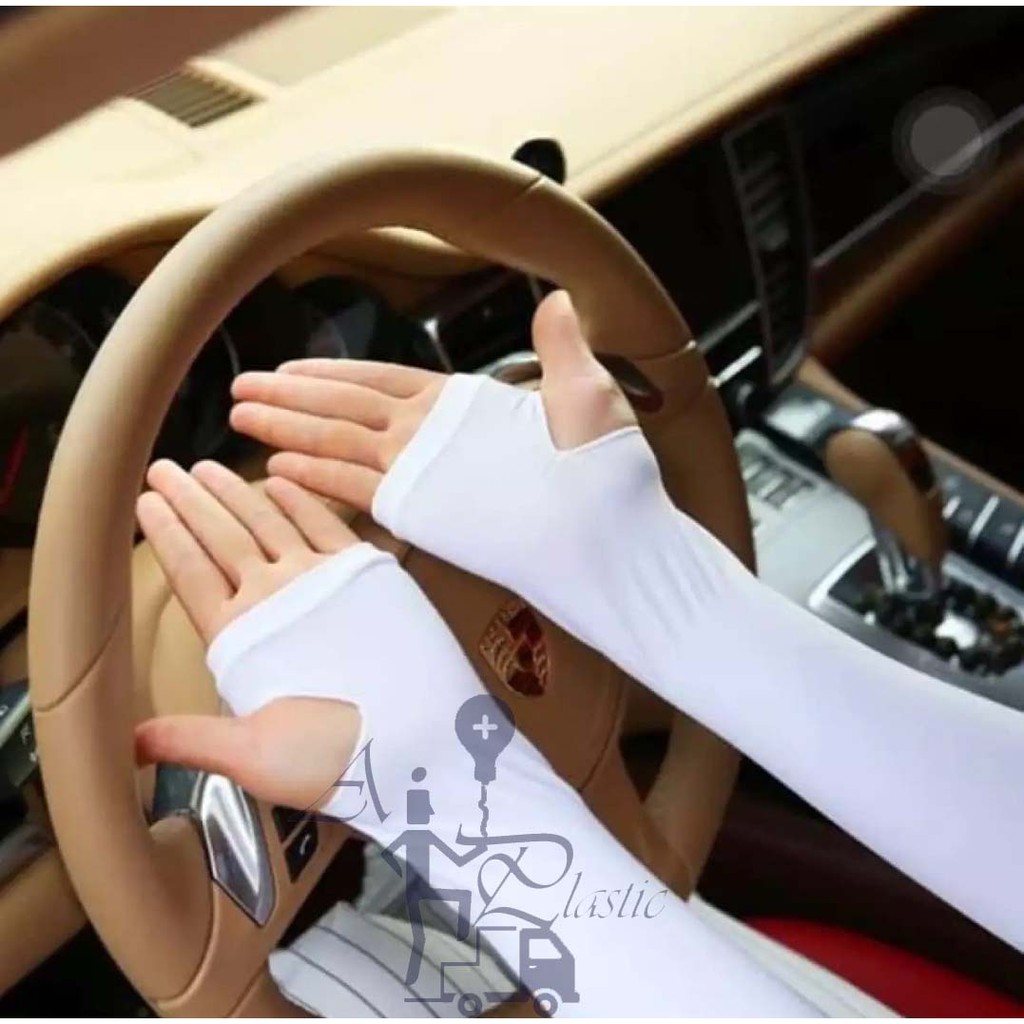 Sarung Tangan Lengan Manset Panjang Korea Anti Sinar UV Handsock Sport Unisex-7