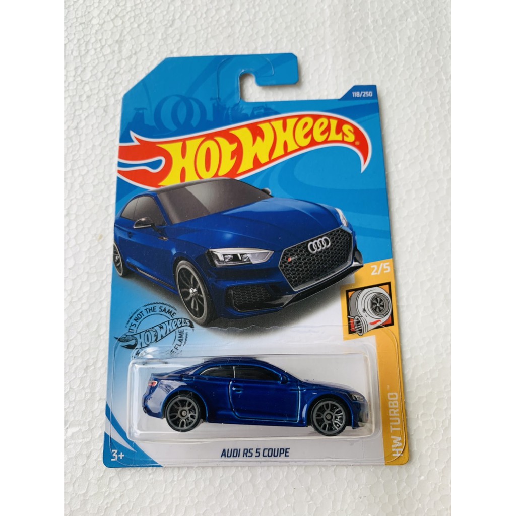 HOT WHEELS HOTWHEELS AUDI RS 5 COUPE BIRU HW TURBO DIECAST MOBIL HOTWILS HOTWEEL LANGKA MURAH TRACK