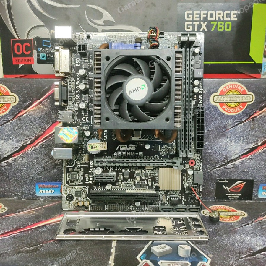 Motherboard AMD FM2+ Plus Asus Processor Athlon X4 880k DDr3