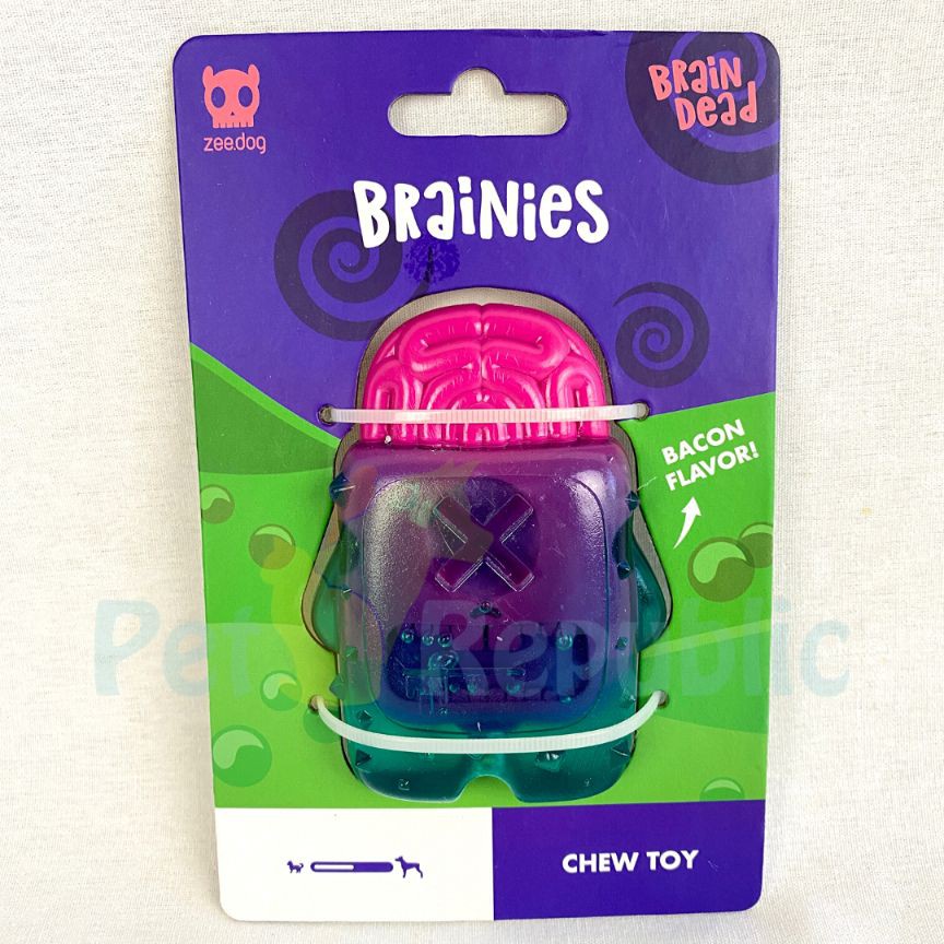 

ZEEDOG Mainan Anjing Brainies BRAIN DEAD Chew Toy