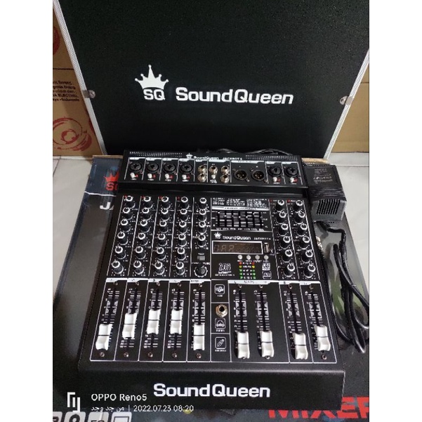 MIXER SOUNDQUEEN JACKPOT6 MIXER 4CHANEL EFEK 256DSP FREE KOPER