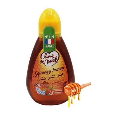 

Lune De Miel Squeezy Honey 500gr/Madu asli dari Itali/kualitas yang prima/Import